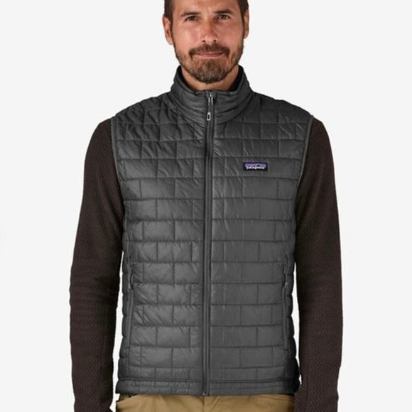 Patagonia Other - Patagonia Men’s Nano Puff Vest Forge Grey Small Gorpcore Camping Hiking Outdoor